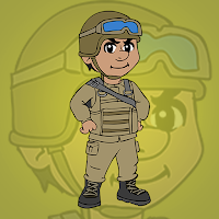 Free online html5 games - G2J Military Warrior Escape game 