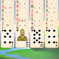Free online html5 games - Stronghold Solitaire HTMLGames game 