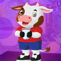 Free online html5 games - G4K Comely Cow Escape game 