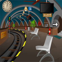 Free online html5 games - 5nGames Railway Waiting Room Escape game 