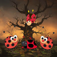 Free online html5 games - G2R Cute Ladybug Land Escape game - WowEscape 