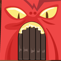 Free online html5 games - GenieFunGames Monster Cave Escape game 