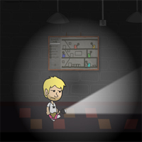 Free online html5 games - The Alan Show haunted school game 