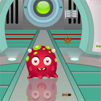 Free online html5 games - SpaceShip Monster Escape game 