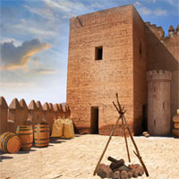 Free online html5 games - 5n Escape Desert Town game 